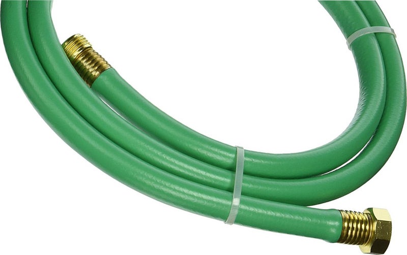 Swan Products LOLH5806FM Hose Reel Leader Hose with Male and Female Connections 6' x 5/8", Green - Image 2